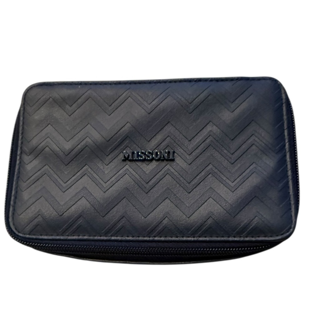 NWOT Missoni ziparound cosmetic toiletry case delta business limited ed - Picture 2 of 7